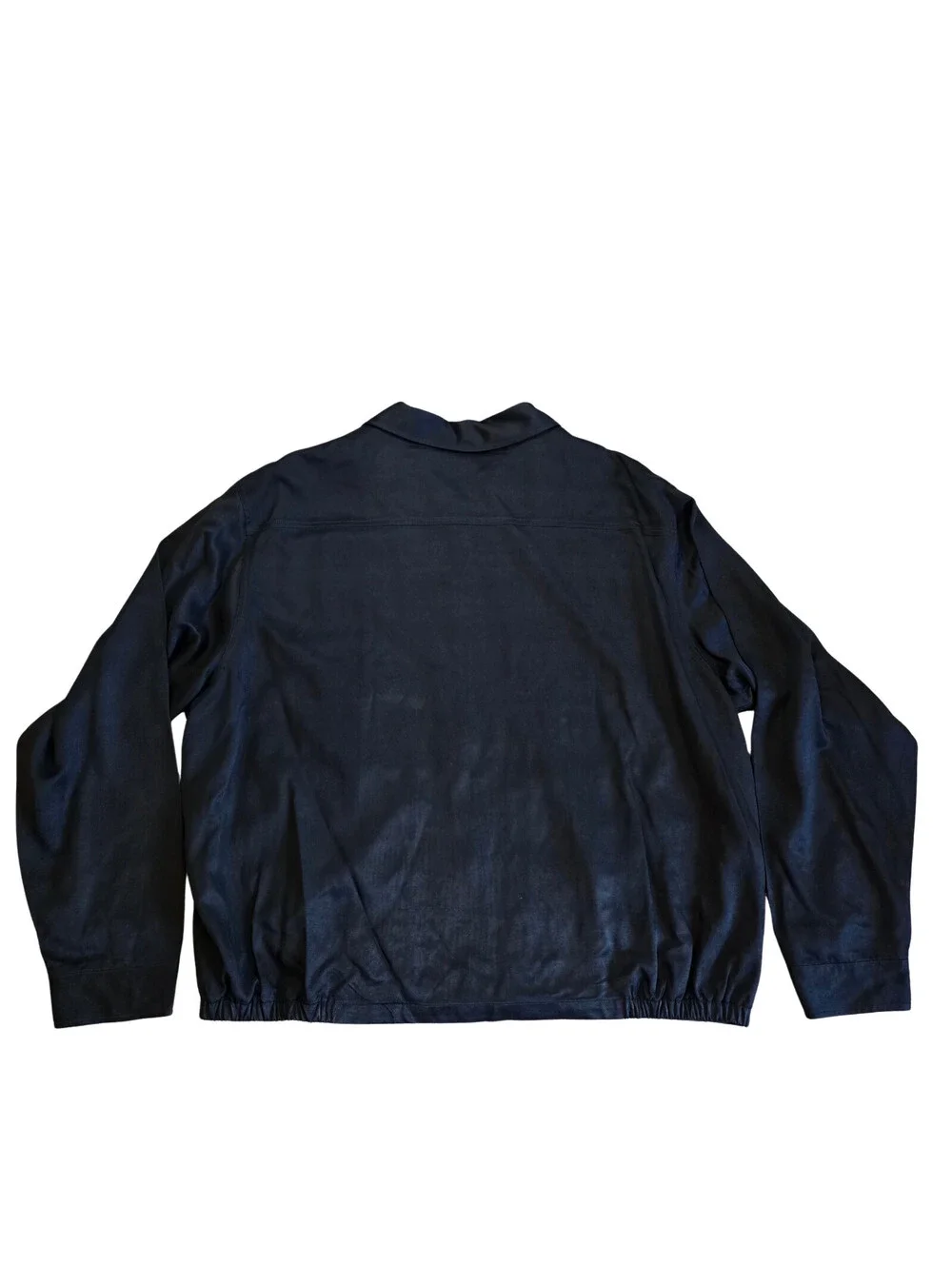 Tommy Bahama Jacket 100% Silk |  Men's XXL |   Full Zip Lightweight, Black